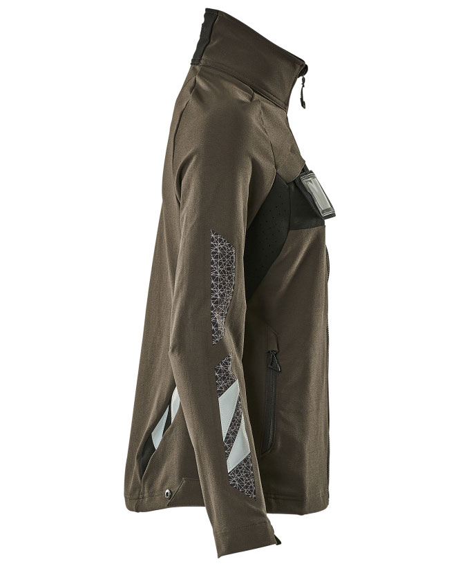 Mascot Accelerate women's jacket full stretch, Dark Anthracite/Black, large image number 2