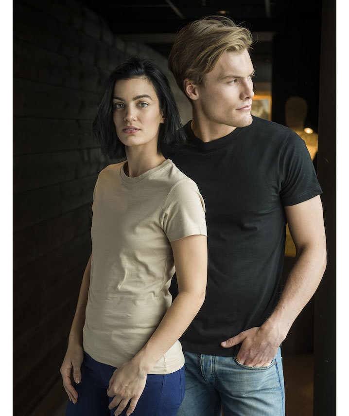 Clique New Classic T-shirt dam, Ljus Khaki, large image number 3