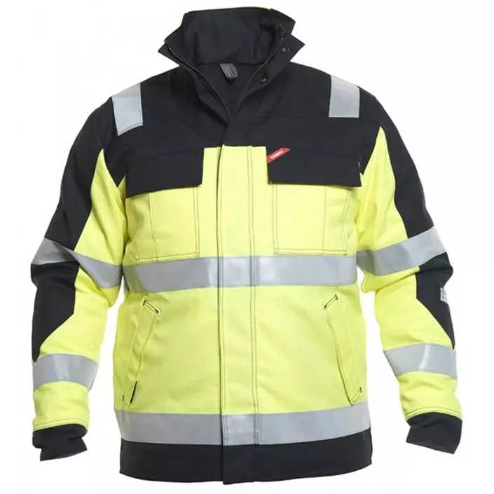 Engel Safety+ vinterarbejdsjakke, Gul/Sort, large image number 0