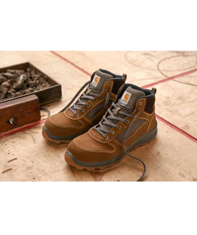 Carhartt Michigan Rugged Flex skyddsk&auml;ngor S1P, Brun