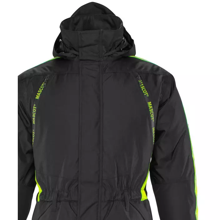 Mascot Hardwear Thermo-Overall, Schwarz/Hi-Vis Gelb, large image number 4