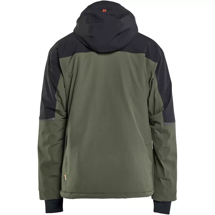Blåkläder Striker vinterjacka full stretch, Skogsgrön/Rost, large image number 1