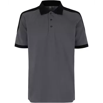 ID Pro Wear kontrast Polo T-shirt, Silver Grey