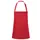 Karlowsky Basic bib apron with pockets, Red, Red, swatch