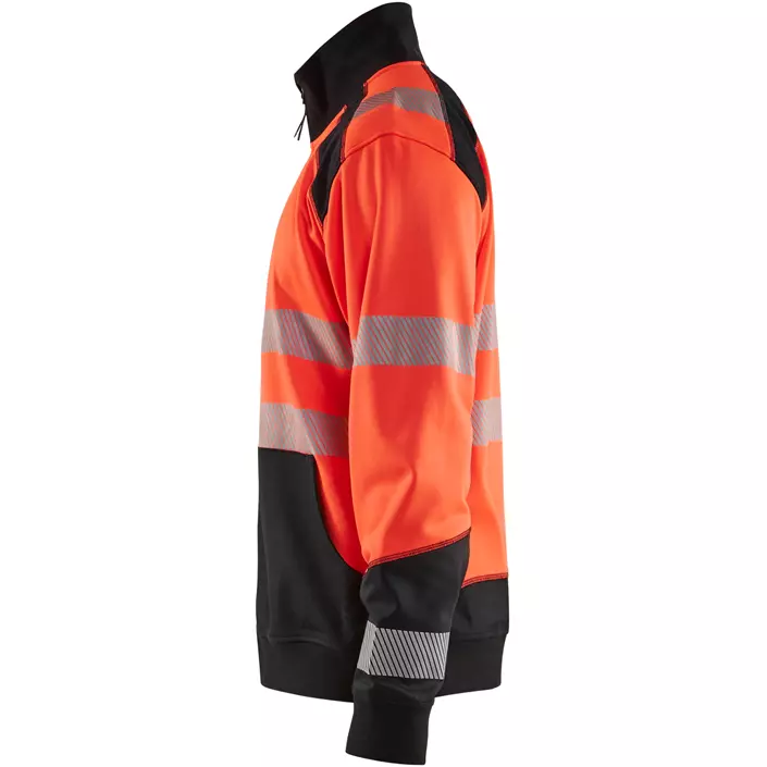 Blåkläder cardigan, Varsel röd/svart, large image number 3