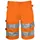 ProJob arbejdsshorts 6536, Hi-Vis Orange/Sort, Hi-Vis Orange/Sort, swatch