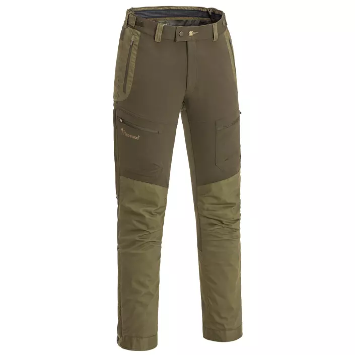 Pinewood Finnveden Hybrid Extreme bukser, Dark Olive/Hunting Olive, large image number 0