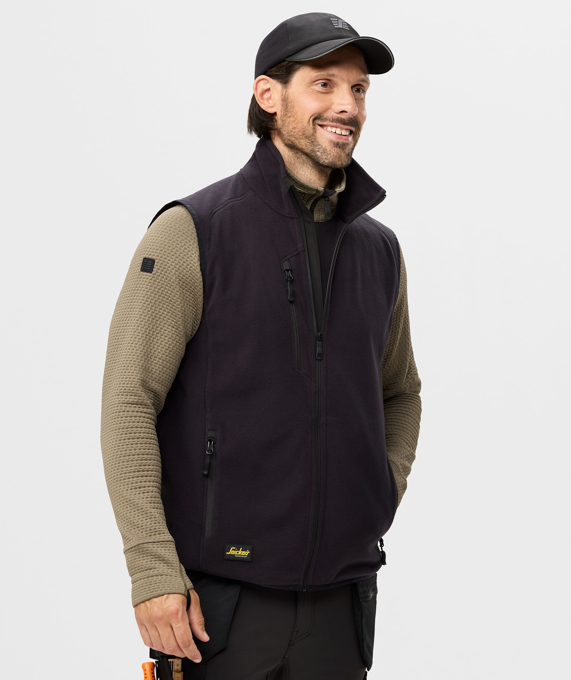 Snickers Polartec&reg; fleece vest 8424, Black, large image number 1