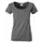 James & Nicholson dame T-shirt med brystlomme, Black-heather, Black-heather, swatch