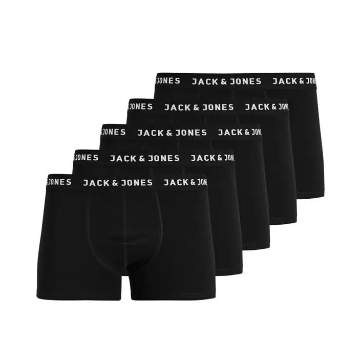 Jack & Jones JACHUEY 5-pak boxershorts, Sort, large image number 0