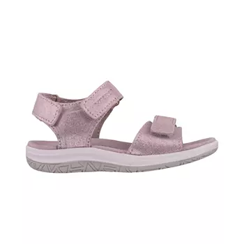 Viking Helle Metallic sandaler till barn, Dusty Pink