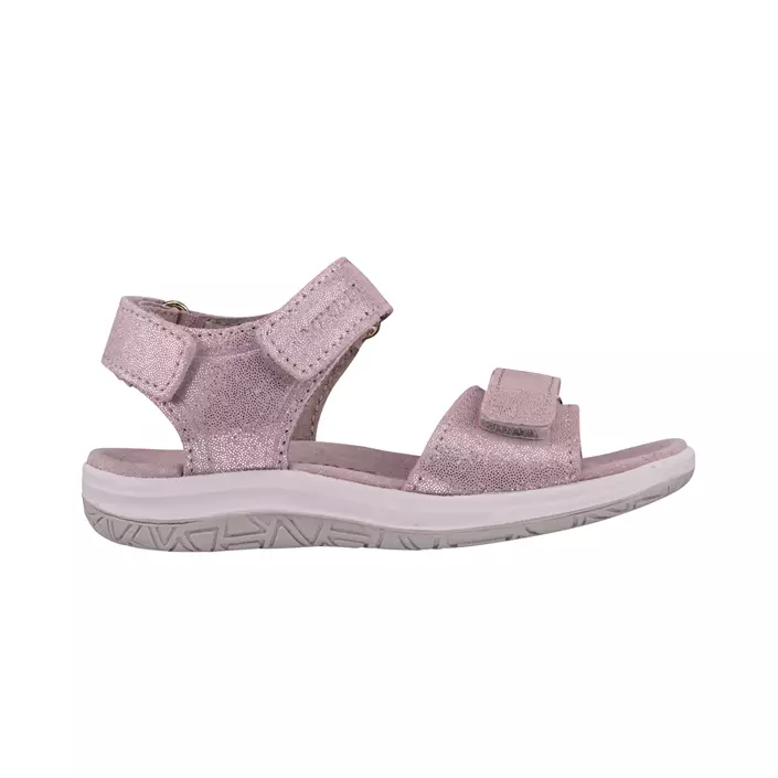 Viking Helle Metallic sandaler til barn, Dusty Pink, large image number 0