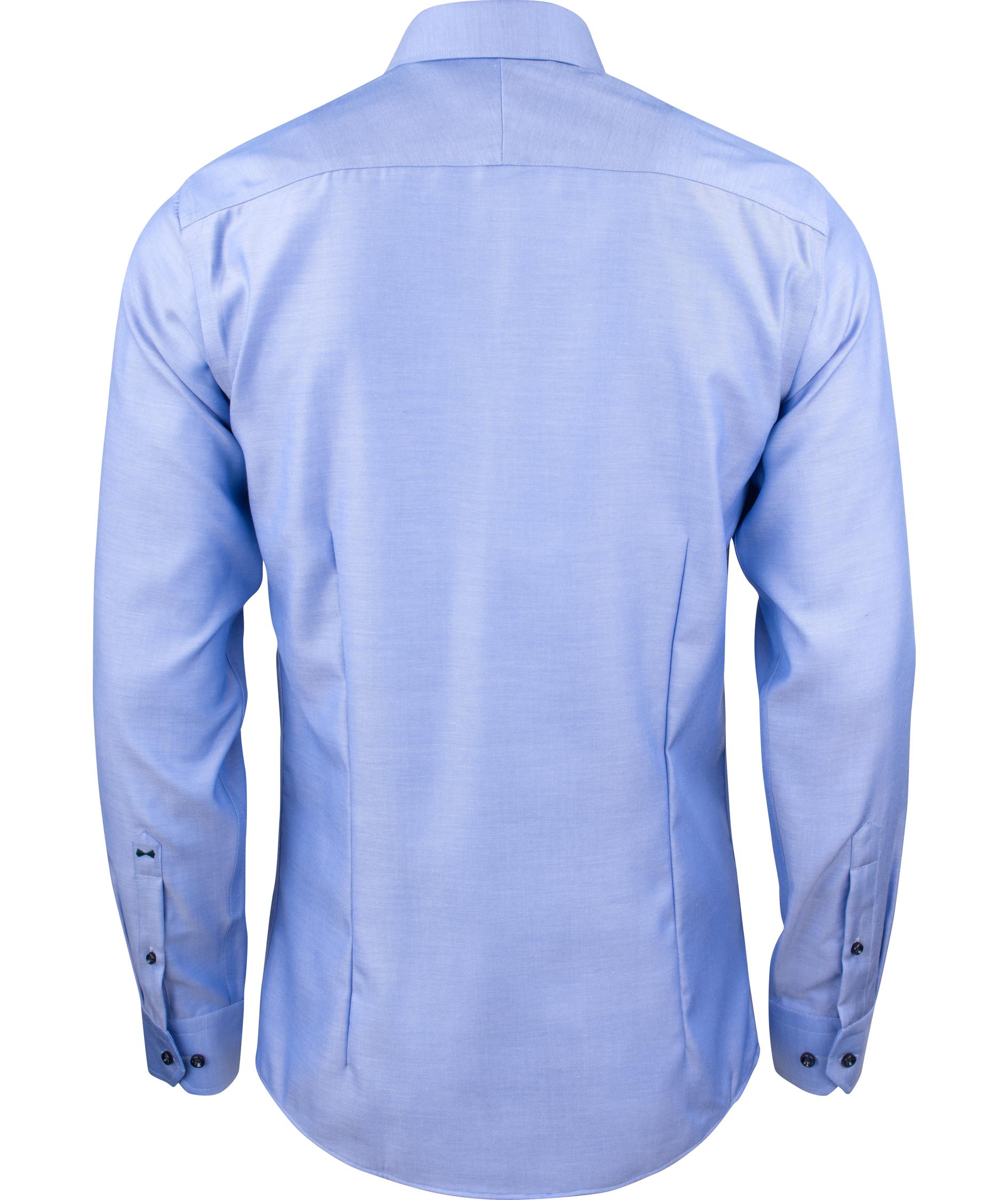 J. Harvest & Frost Twill Green Bow O1 regular fit skjorta, Mid Blue, Mid Blue, large image number 1