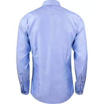 J. Harvest & Frost Twill Green Bow O1 regular fit skjorta, Mid Blue