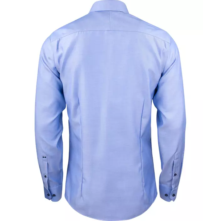 J. Harvest & Frost Twill Green Bow O1 regular fit skjorte, Mid Blue, large image number 1