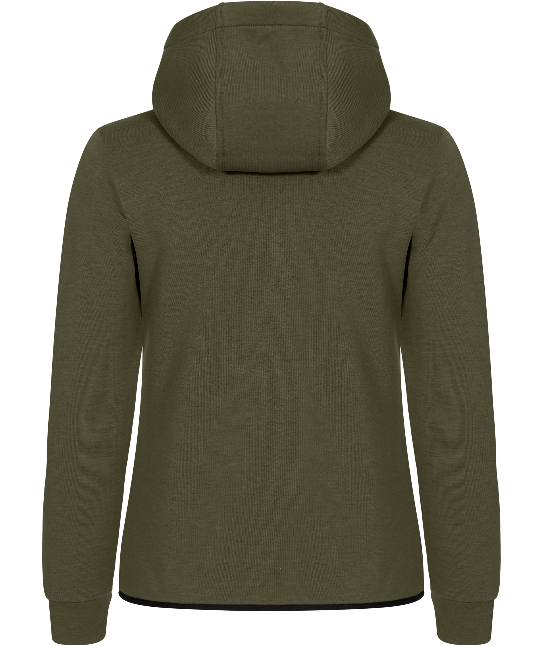 Clique Hayden women's hoodie with full zipper, Fog Green, large image number 2