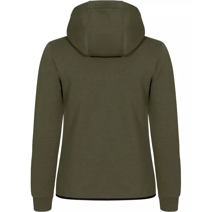 Clique Hayden women's hoodie with full zipper, Fog Green, large image number 2
