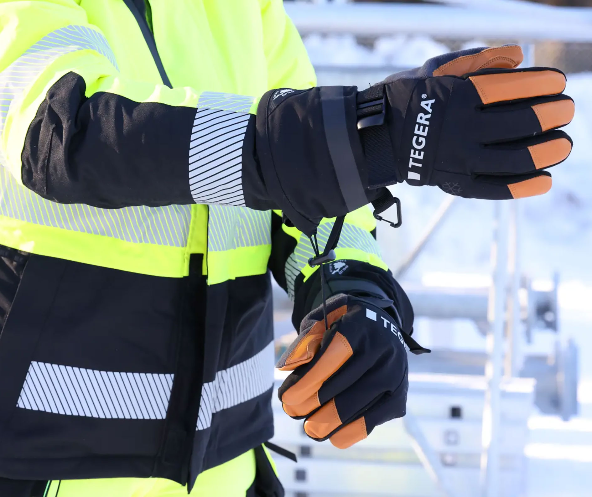 Tegera 6295 Subzero wintergloves, Black, large image number 5