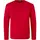 ID Interlock langærmet T-shirt, Rød, Rød, swatch