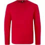 ID Interlock langärmeliges T-Shirt, Rot