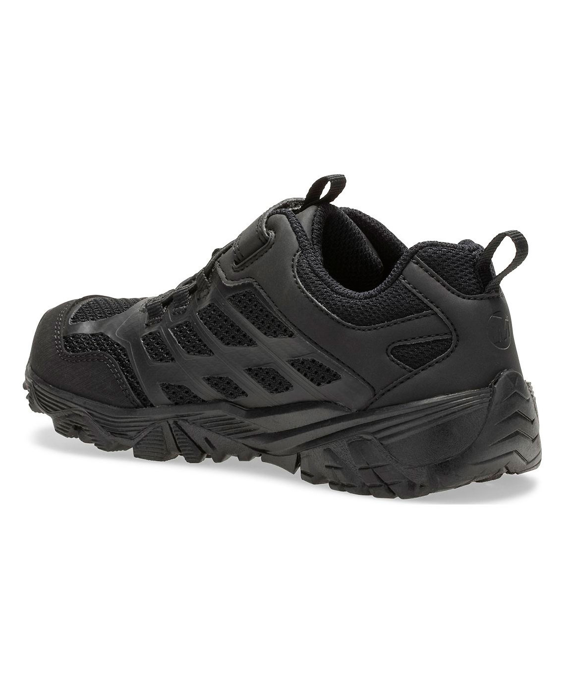 Merrell Moab FST Low A/C WP sneakers for kids, Black/Black, large image number 2