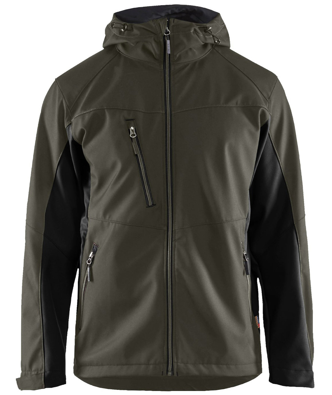 Bl&aring;kl&auml;der Unite softshell jacket, Olive Green/Black, large image number 0