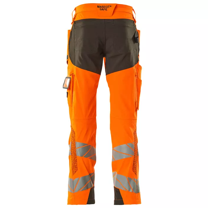 Mascot Accelerate Safe work trousers full stretch, Hi-vis Orange/Dark anthracite, large image number 1