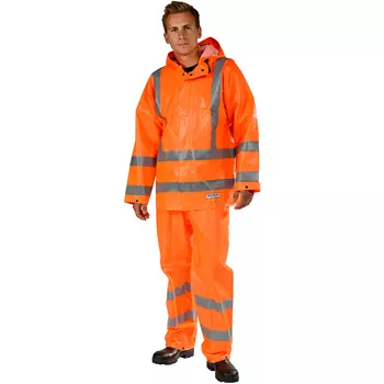 Ocean Offshore rain jacket, Hi-vis Orange