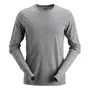 Snickers AllroundWork langärmliges T-Shirt 2427 Merinowolle, Grau Meliert