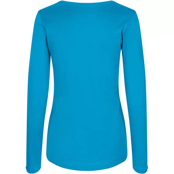 ID Interlock long-sleeved women's T-shirt, Turquoise, large image number 1