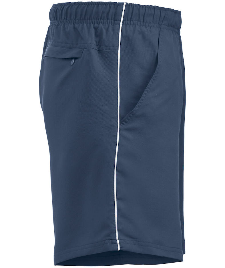 Clique Hollis sport shorts, Marine/White, large image number 2