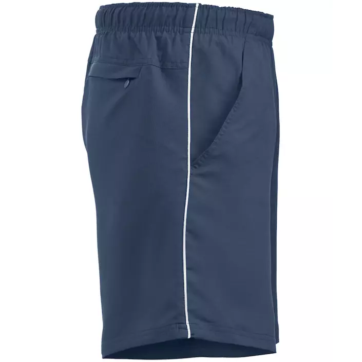 Clique Hollis sport shorts, Marine/White, large image number 2