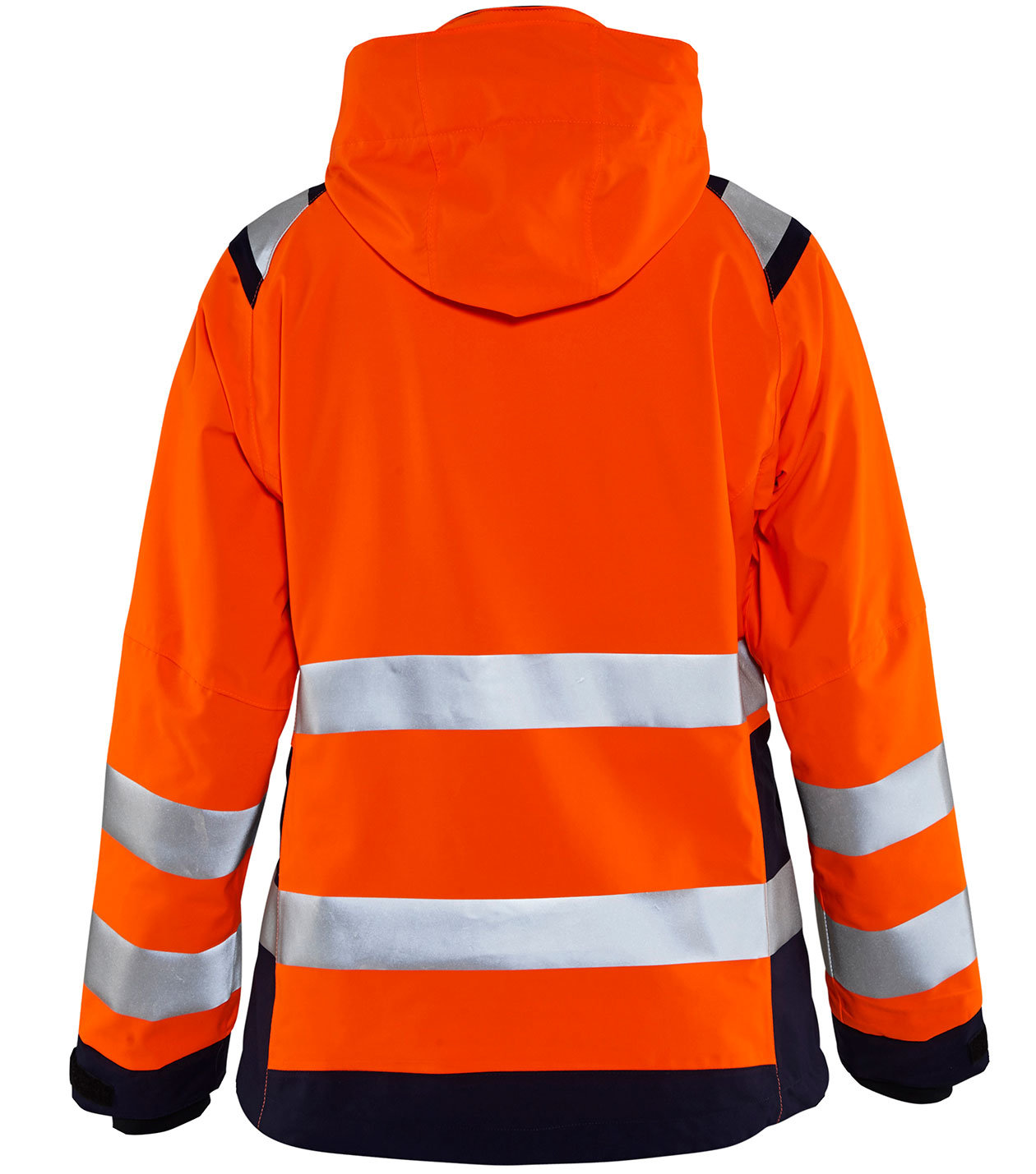 Bl&aring;kl&auml;der women's shell jacket, Hi-vis Orange/Marine, large image number 2