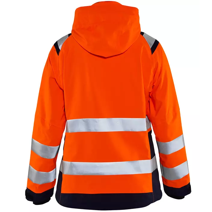 Blåkläder dame skaljakke, Hi-vis Orange/Marine, large image number 2