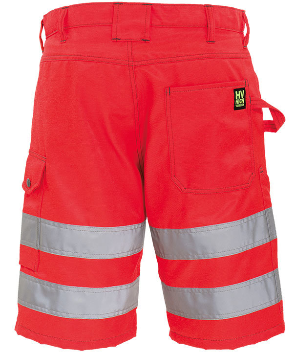 Tranemo CE-ME work shorts, Hi-Vis Red, large image number 1
