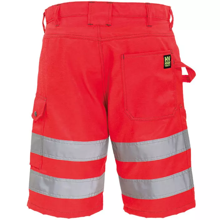 Tranemo CE-ME work shorts, Hi-Vis Red, large image number 1