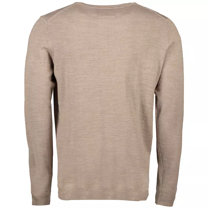 Seven Seas knitted pullover with merino wool, Sand melange, large image number 1