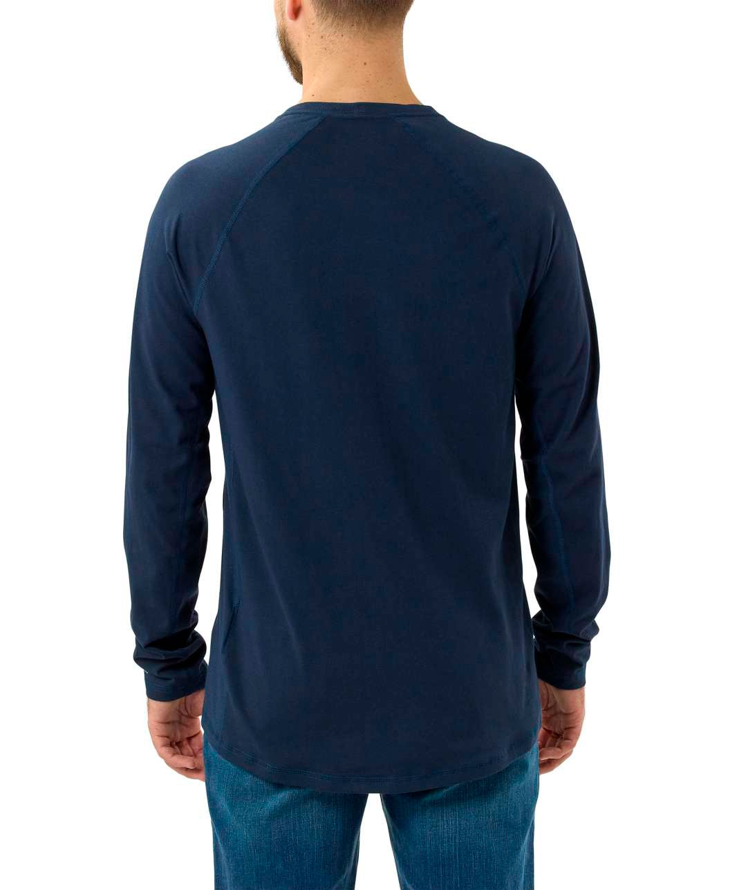 Carhartt Force Flex lang&auml;rmliges T-Shirt, Navy