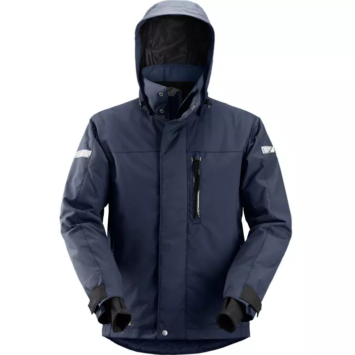 Snickers AllroundWork 37,5® waterproof vinterjacket 1102, Marine Blue/Black, large image number 0