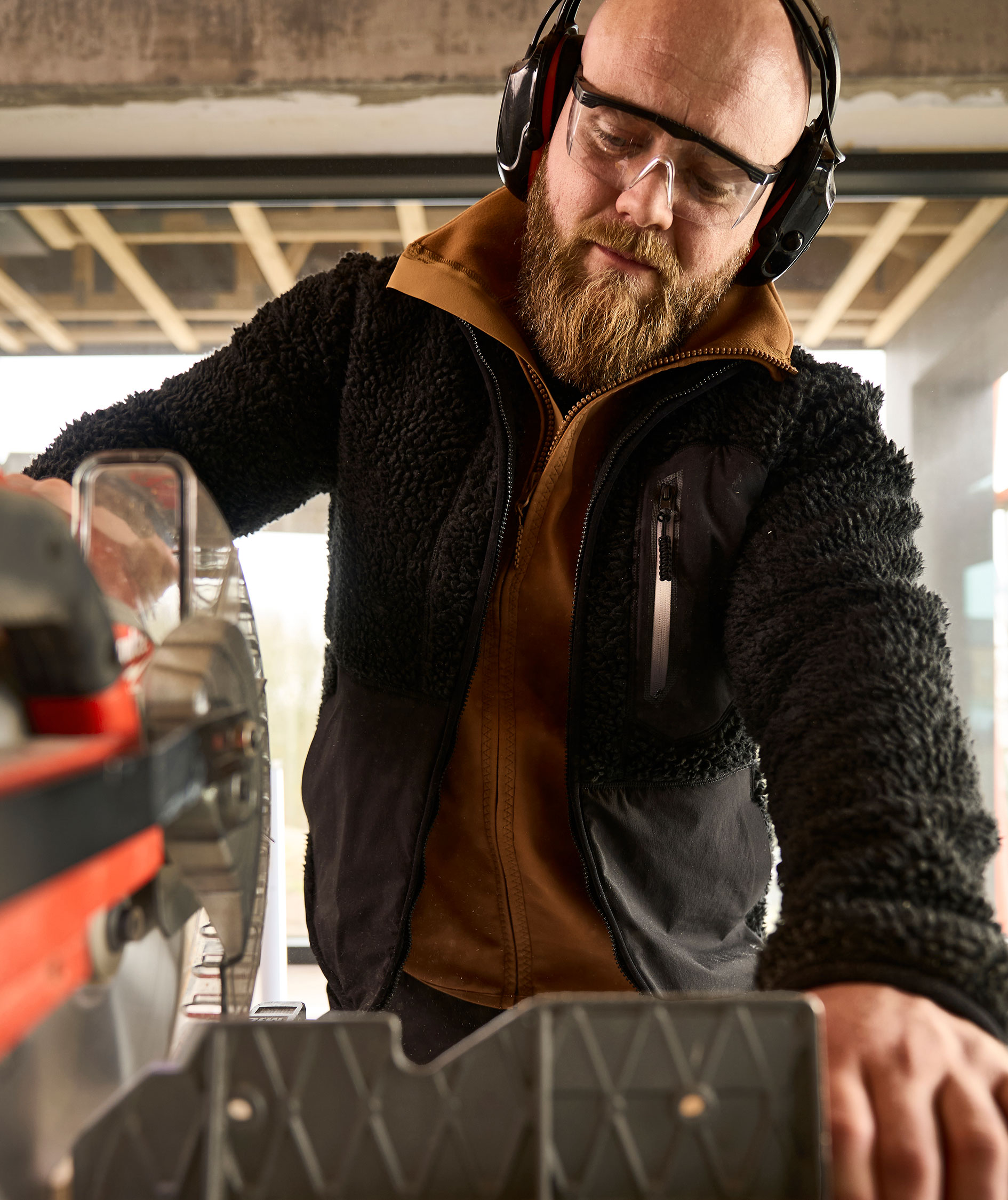 Mascot Customized Faserpelzjacke, Schwarz, large image number 1