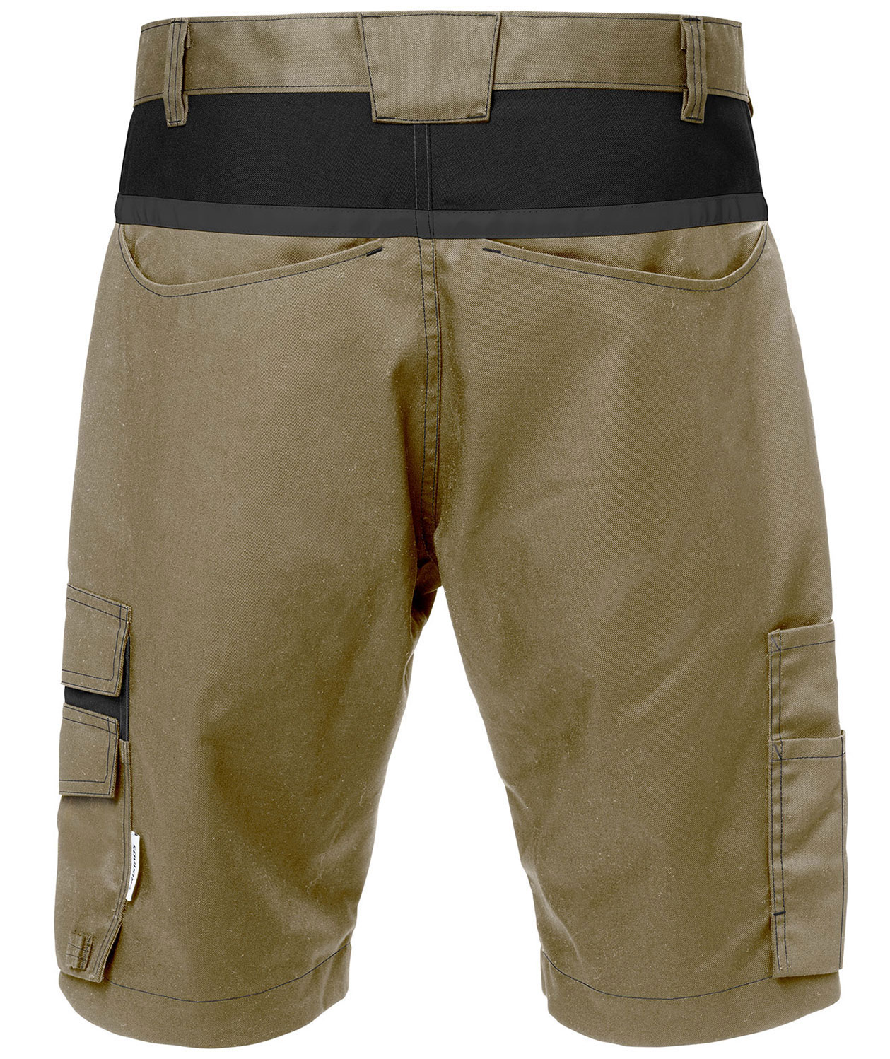 Fristads work shorts 2562, Khaki/Black, large image number 1