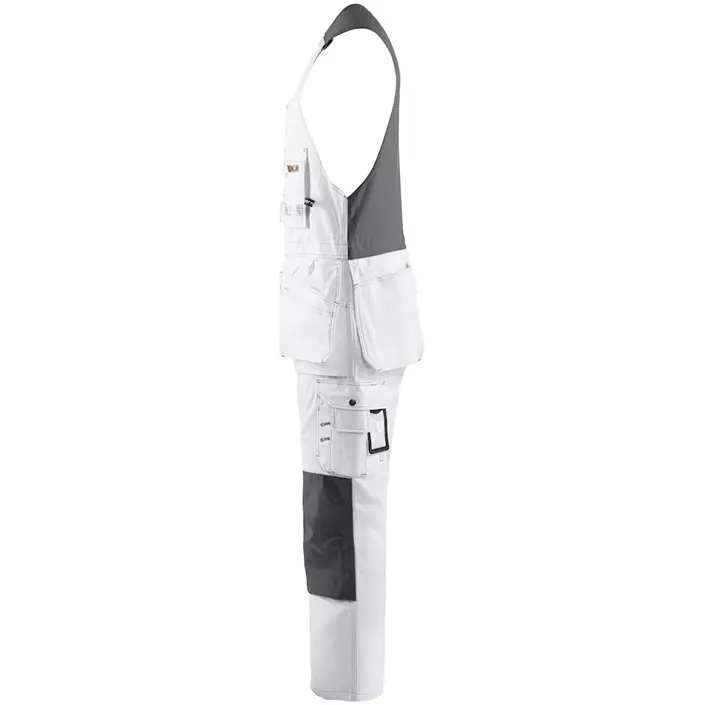 Blåkläder Handwerker Kombihose, Weiss/dunkelgrau, large image number 3