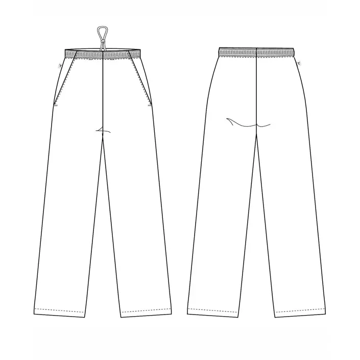 Kentaur  trousers with elastic, Light Grey, large image number 1