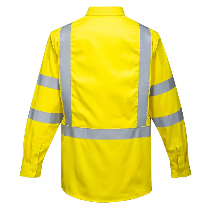 Portwest BizFlame work shirt, Hi-Vis Yellow, large image number 1