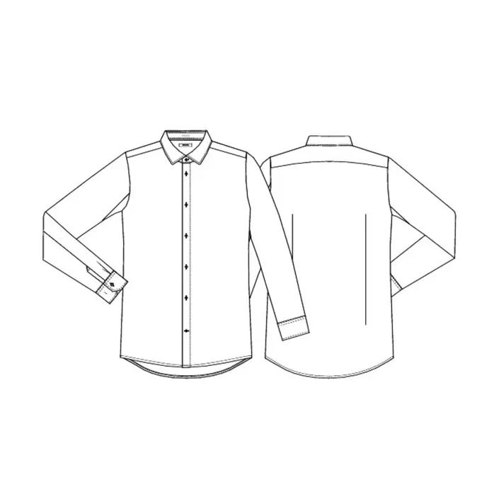 Kentaur modern fit shirt, White, large image number 3
