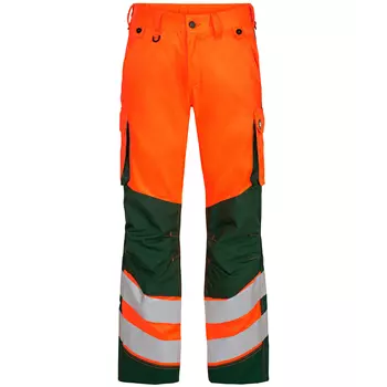 Engel Safety Light work trousers, Hi-vis Orange/Green