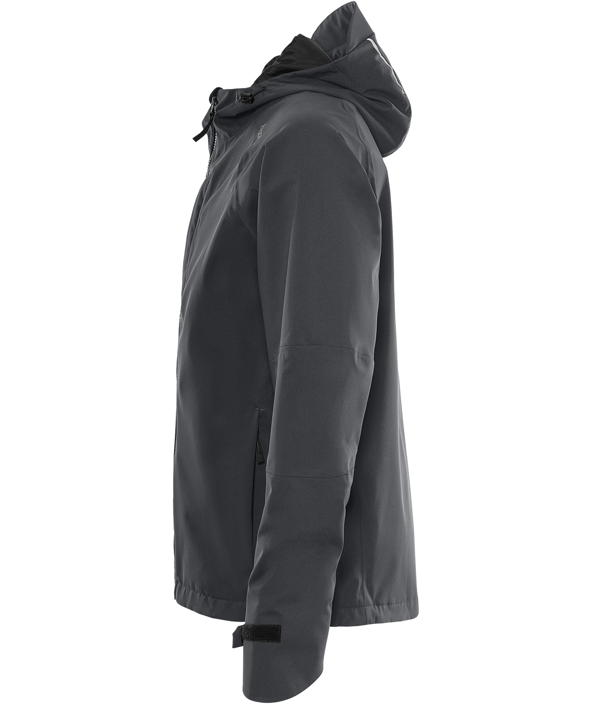 Fristads shell jacket 4882 GLPS, Dark Grey, Dark Grey, large image number 4