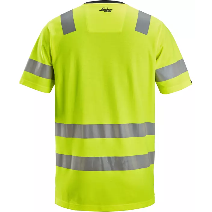 Snickers T-shirt 2536, Hi-Vis Yellow, large image number 1