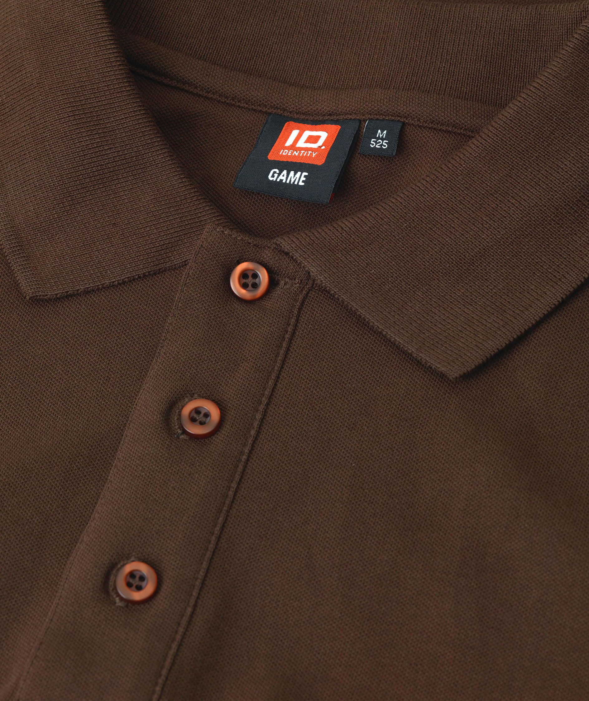 ID Stretch poloshirt, Mocca, large image number 3