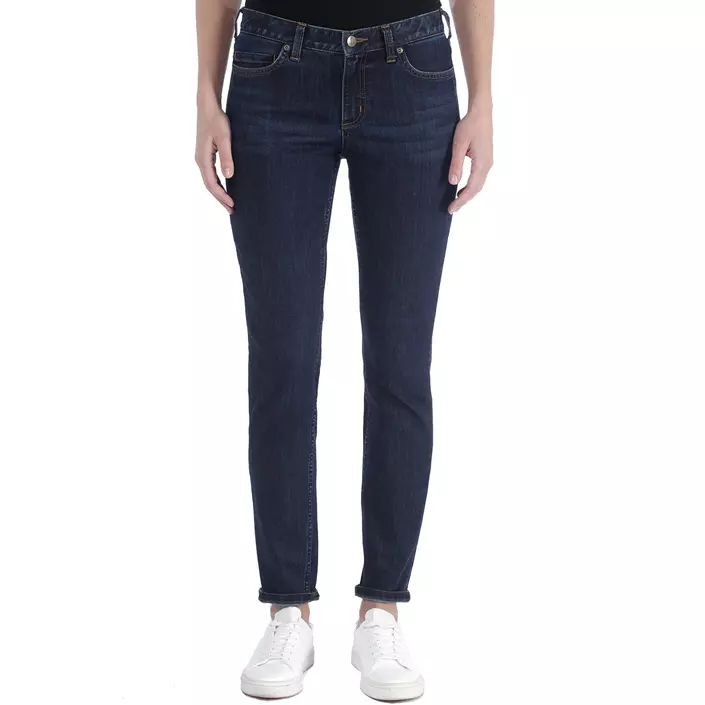 Carhartt Slim-fit Layton Denim dame jeans, Blue Topaz Heather, large image number 2
